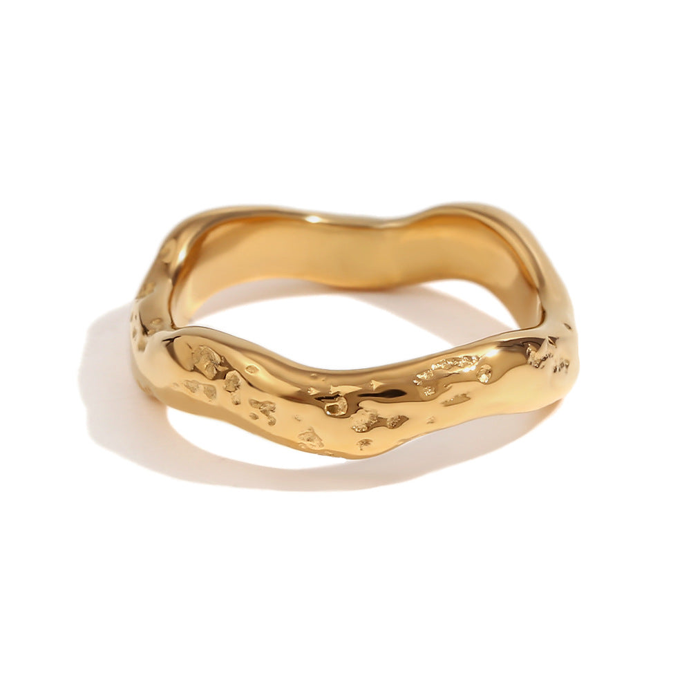 Golden Edge Ring