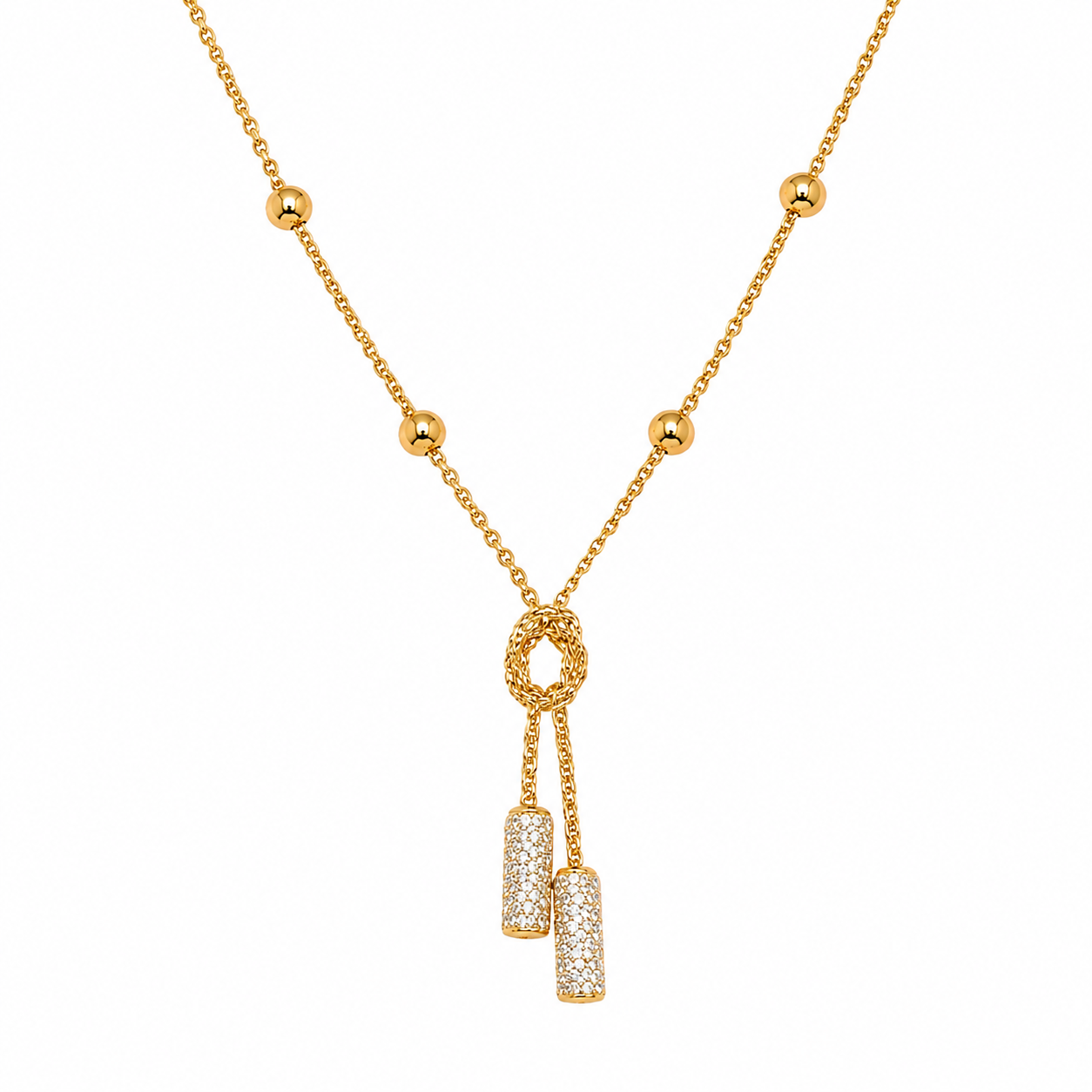 Golden Luxe Tassel Necklace