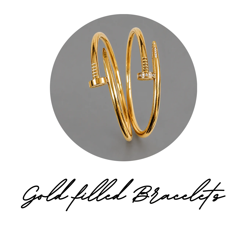 18K Gold stainless steel Filled Bracelets