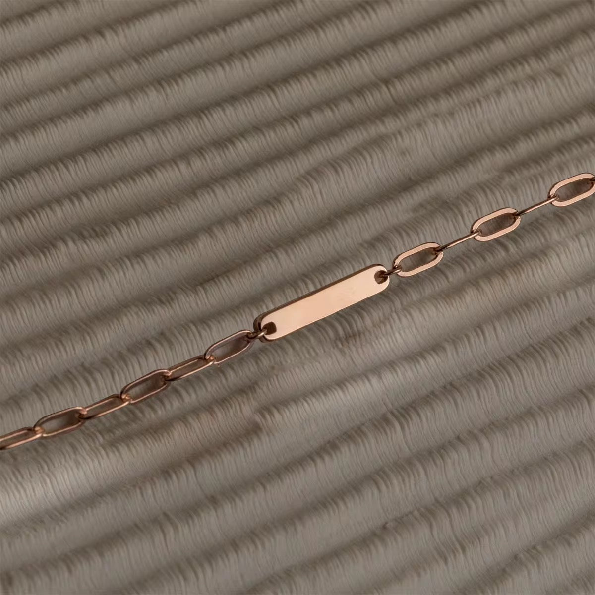 18K Gold Filled Personalized Paper Clip Necklace With Names