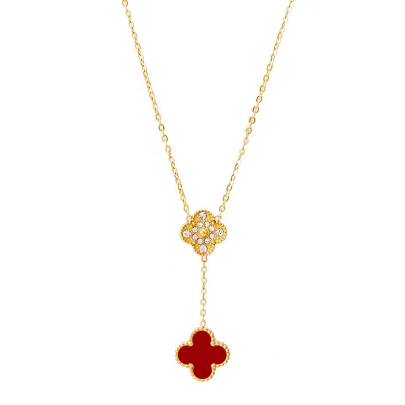 Red Clover Necklace Only (Limited remaining)