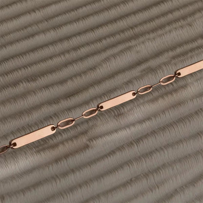 18K Gold Filled Personalized Paper Clip Necklace With Names