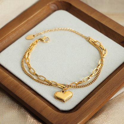 Sweetheart Gold Bracelet