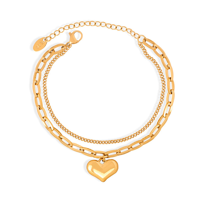 Sweetheart Gold Bracelet