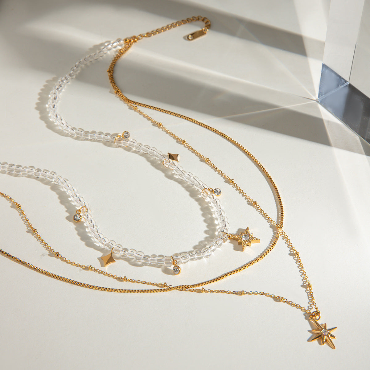 Pearl Radiance Trio Necklace