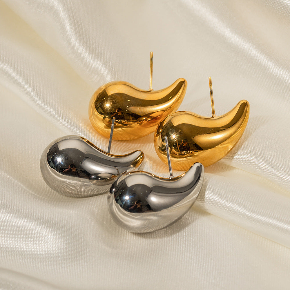 Gold Water-drops Earrings
