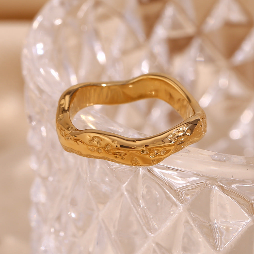Golden Edge Ring