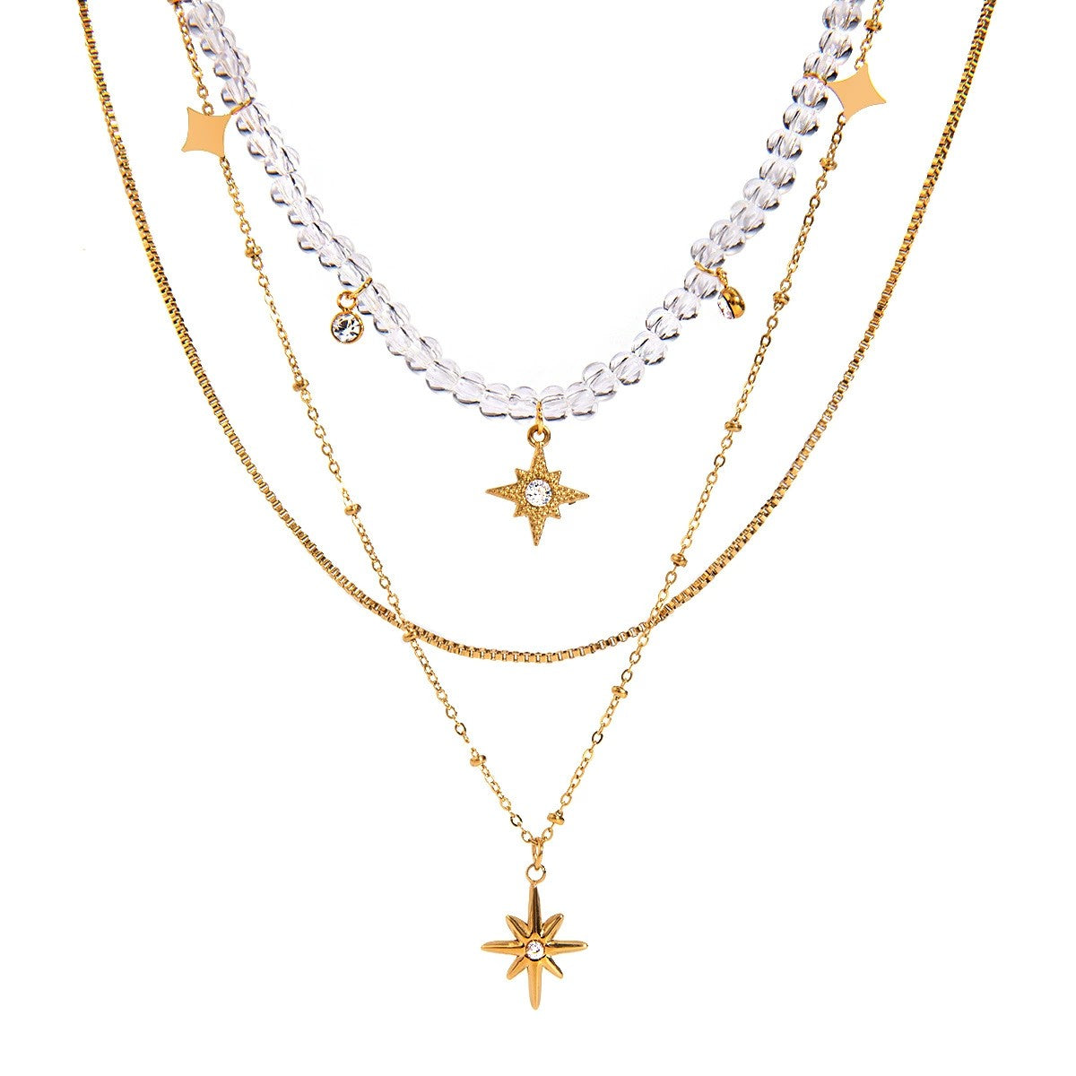 Pearl Radiance Trio Necklace