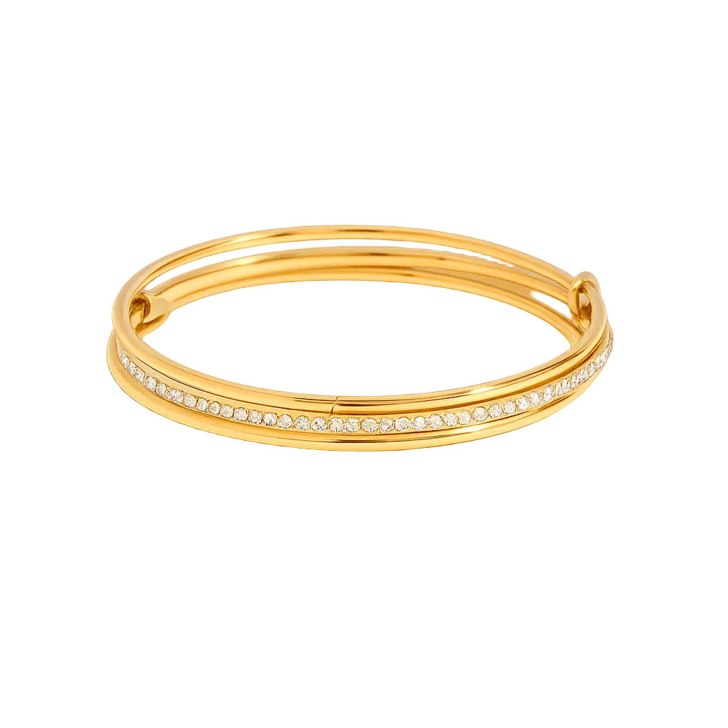 Aureline Crystal Bangle