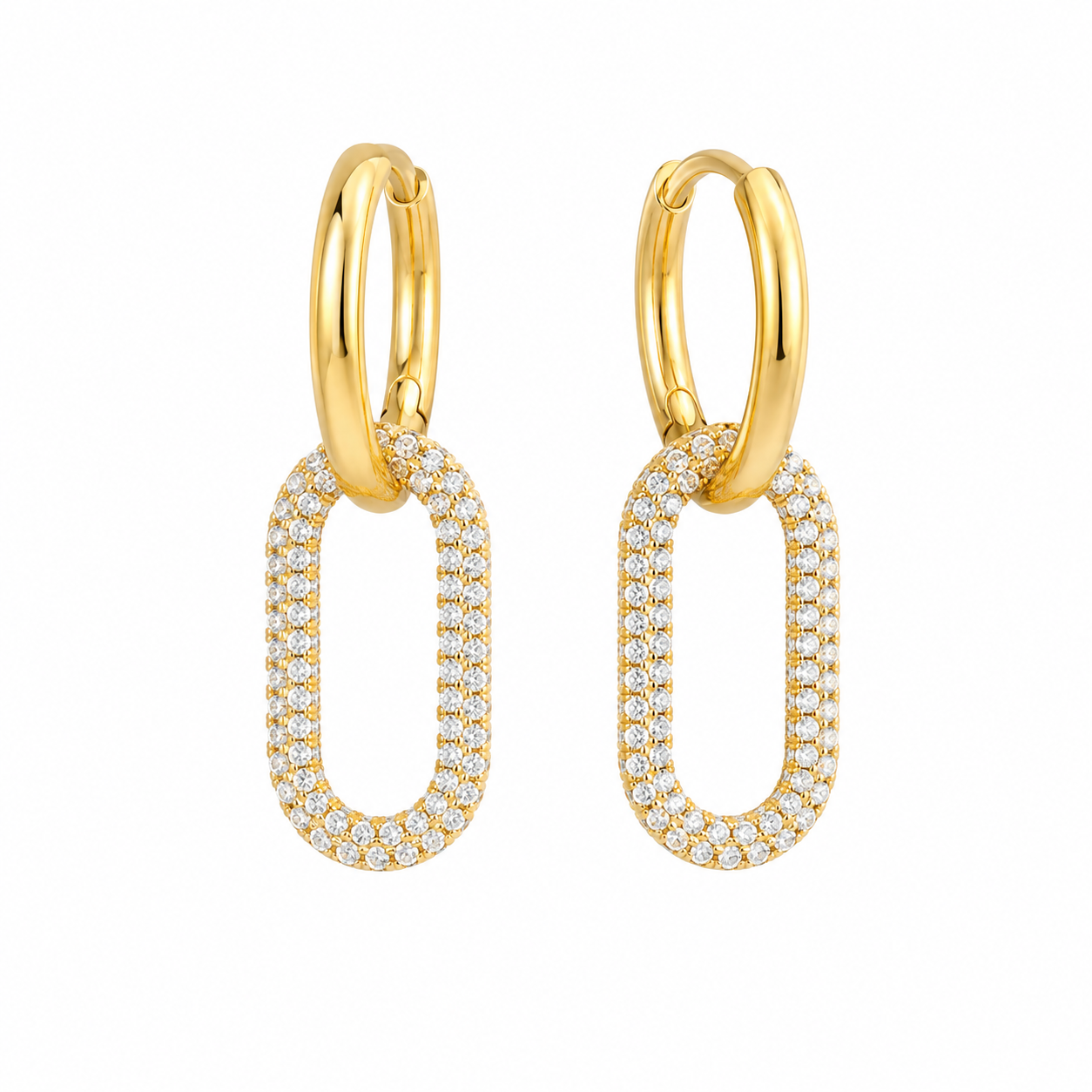 Éclat Oval Earrings