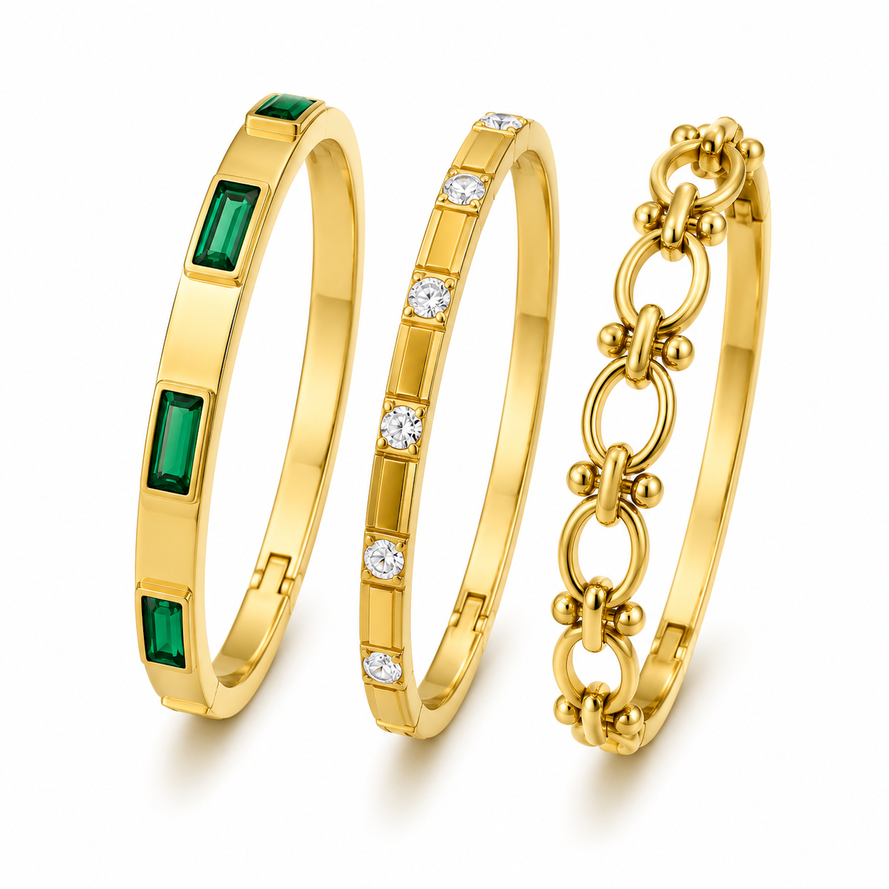 Radiant Bangle Trio
