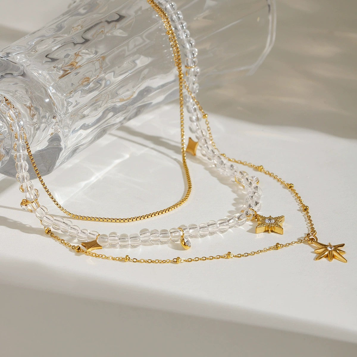 Pearl Radiance Trio Necklace
