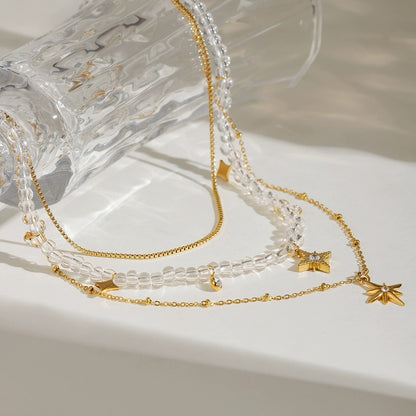Pearl Radiance Trio Necklace